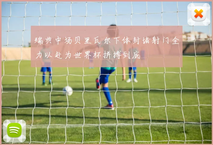 瑞典中场贝里瓦尔下体封堵射门全力以赴为世界杯拼搏到底